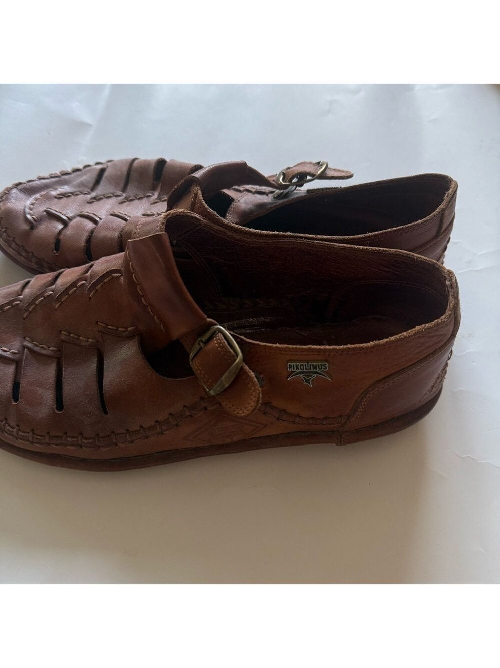 Pikolinos Men’s Fisherman Sandals Size 8.5 EU 41/42) Leather Casual Comfort - Picture 7 of 13